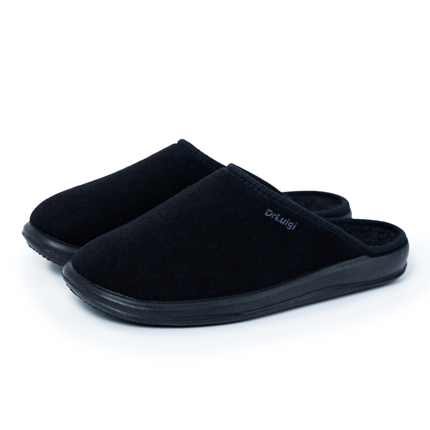 DrLuigi® Orthopedic Slippers for Men - Comfortable black Medical Footwear