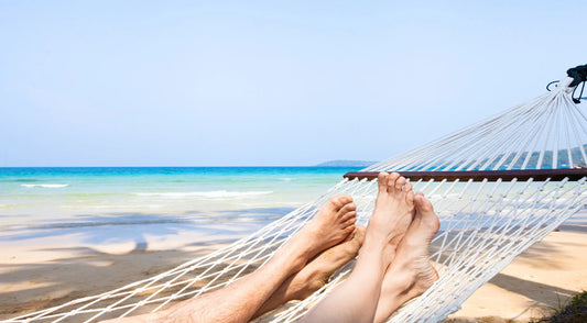 How should I prepare and care for my feet before going on a trip?