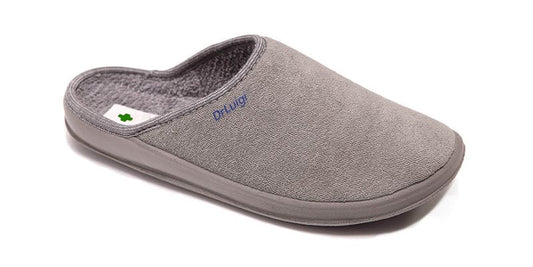 DrLuigi® Orthopedic Slippers for Men - Comfortable gray Medical Footwear