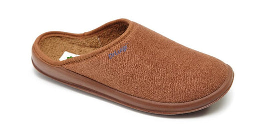 DrLuigi® Orthopedic Slippers for Men - Comfortable brown Medical Footwear