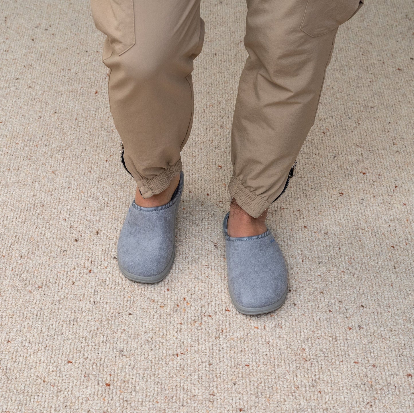 DrLuigi® Orthopedic Slippers for Men - Comfortable gray Medical Footwear