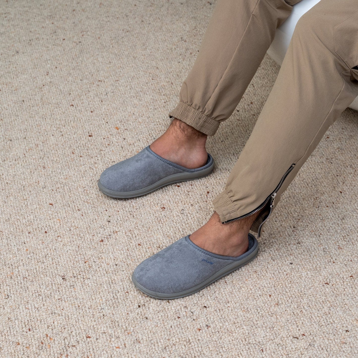 DrLuigi® Orthopedic Slippers for Men - Comfortable gray Medical Footwear