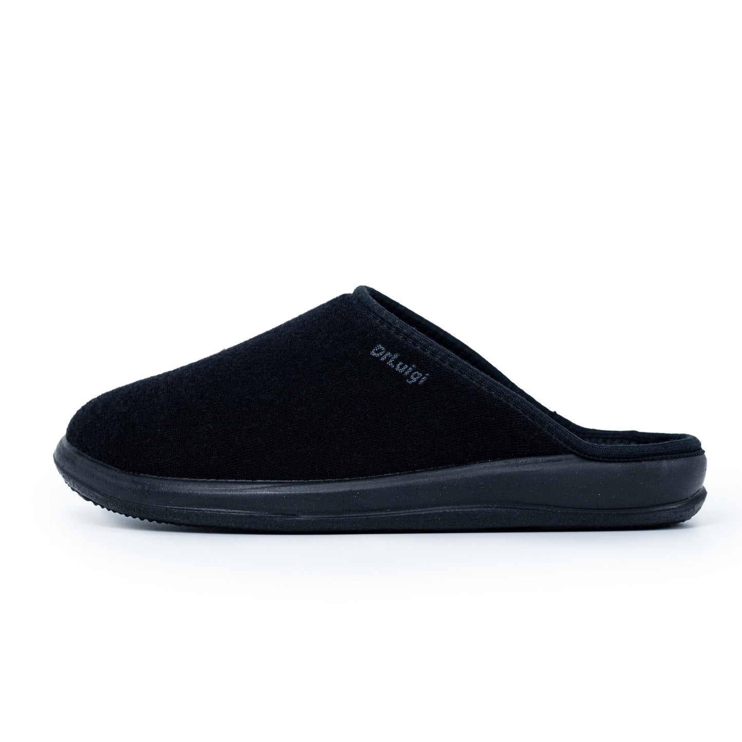 DrLuigi® Orthopedic Slippers for Men - Comfortable black Medical Footwear