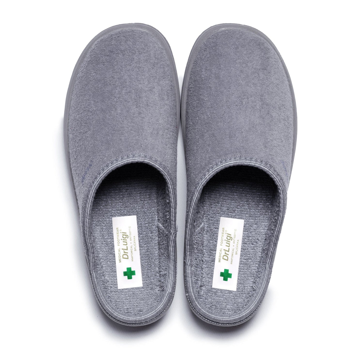 DrLuigi® Orthopedic Slippers for Men - Comfortable gray Medical Footwear
