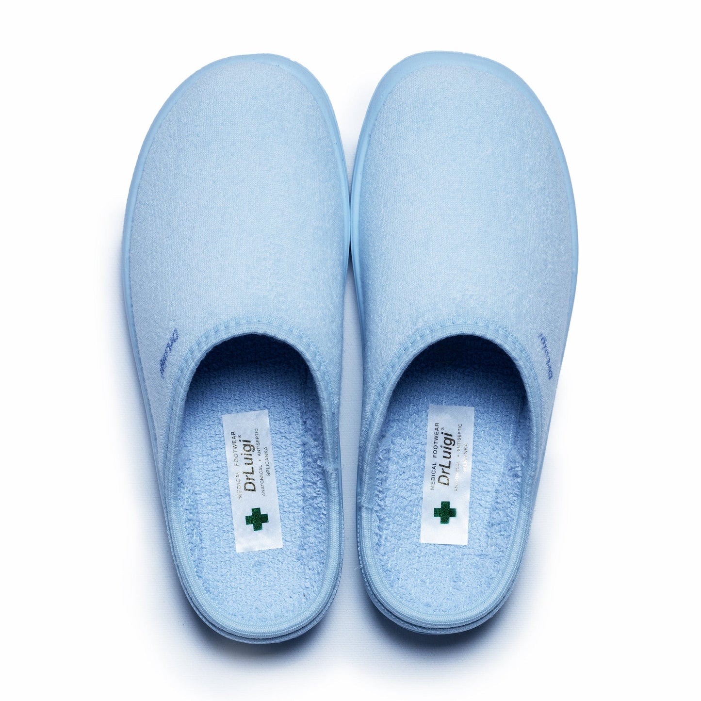 DrLuigi® Orthopedic Slippers for Men - Comfortable baby blue Medical Footwear