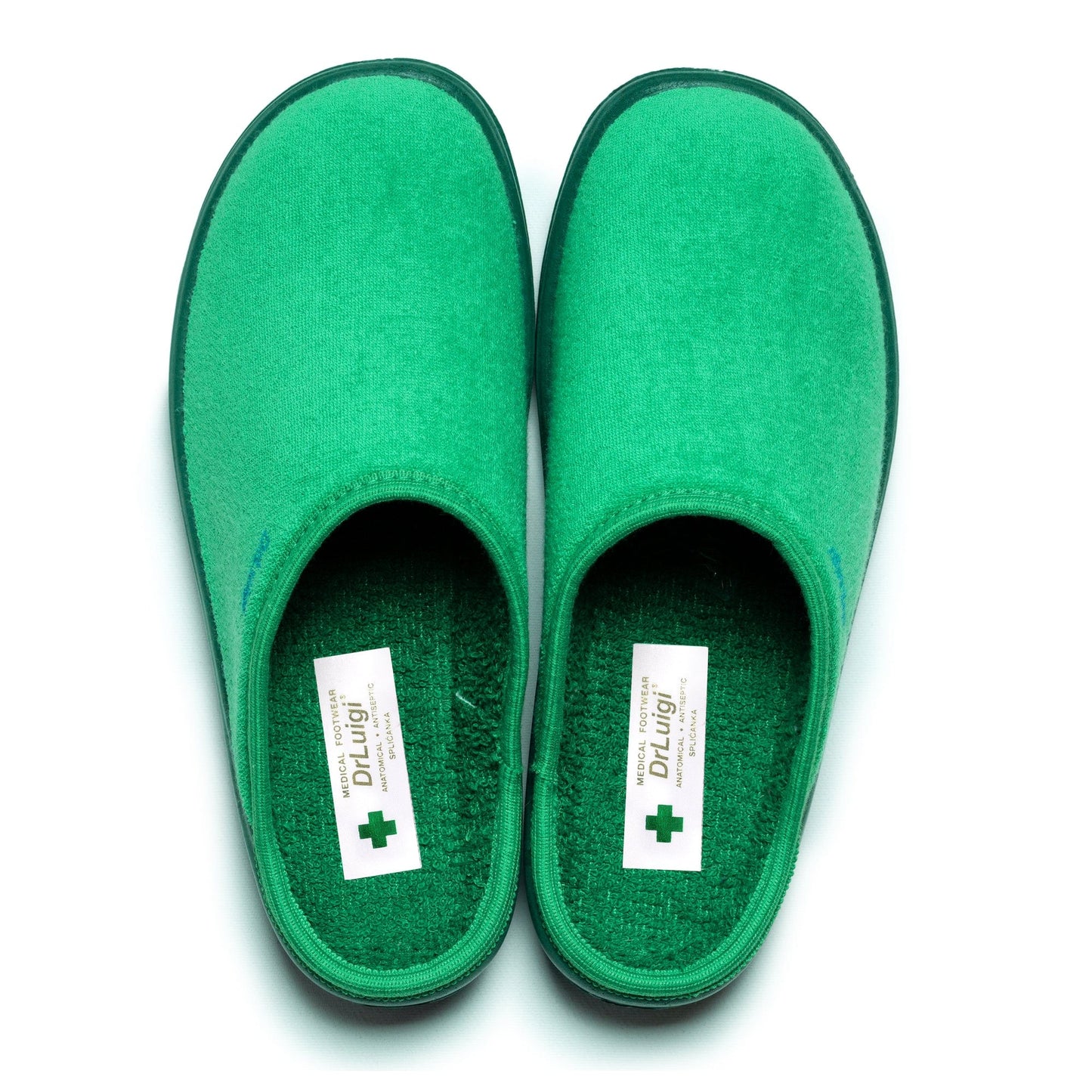 DrLuigi® Orthopedic Slippers for Men - Comfortable green Medical Footwear