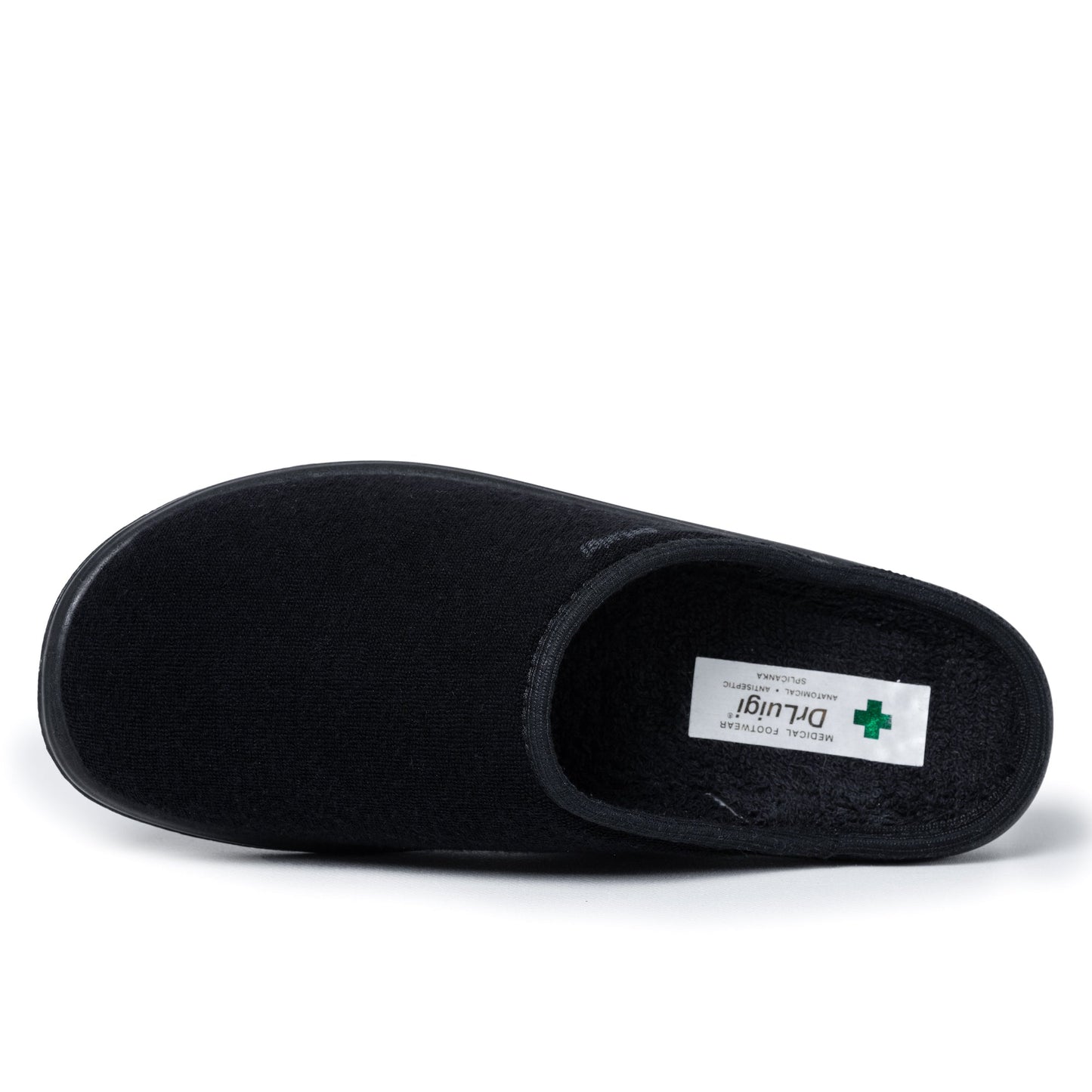 DrLuigi® Orthopedic Slippers for Women - Comfortable black Medical Footwear