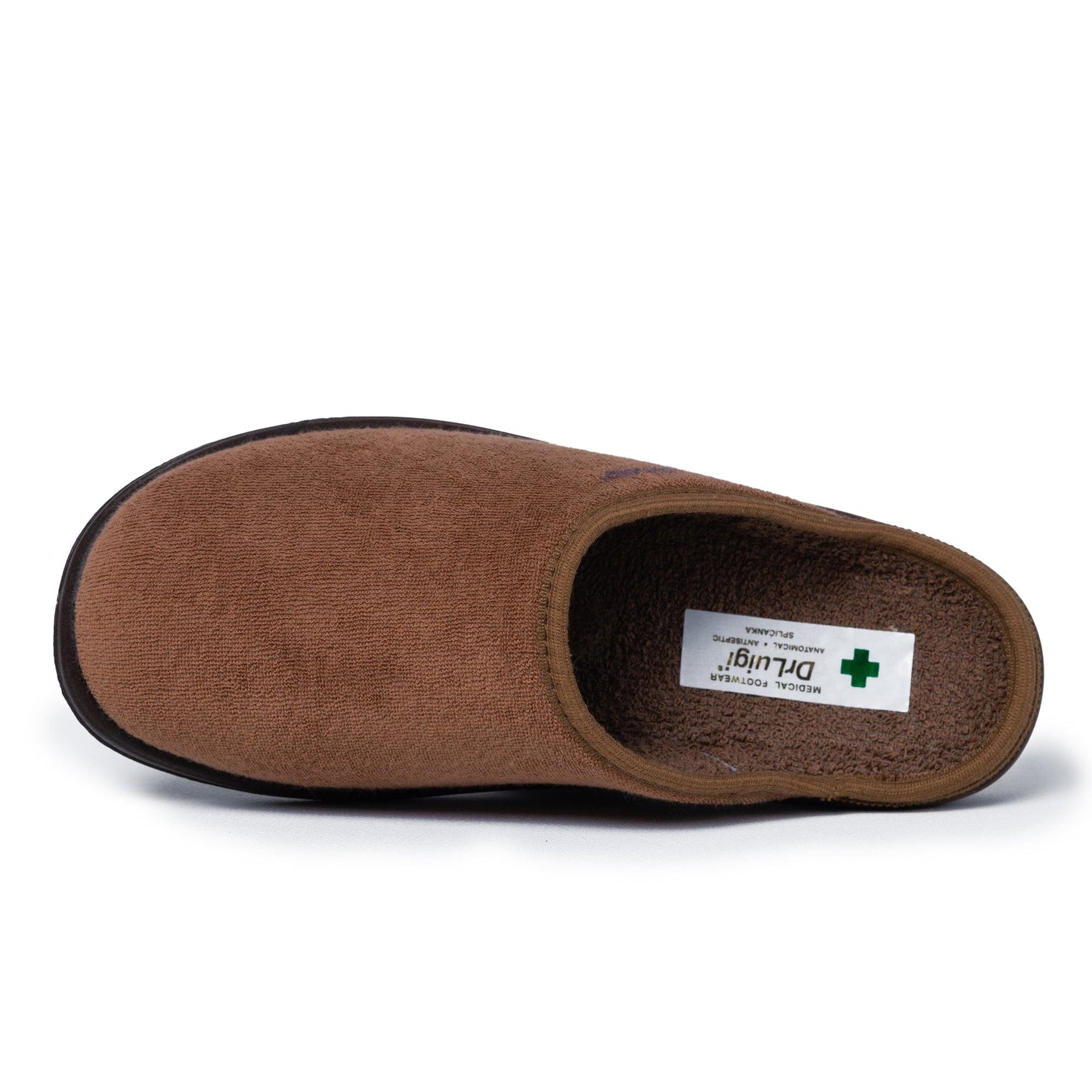 DrLuigi® Orthopedic Slippers for Men - Comfortable brown Medical Footwear